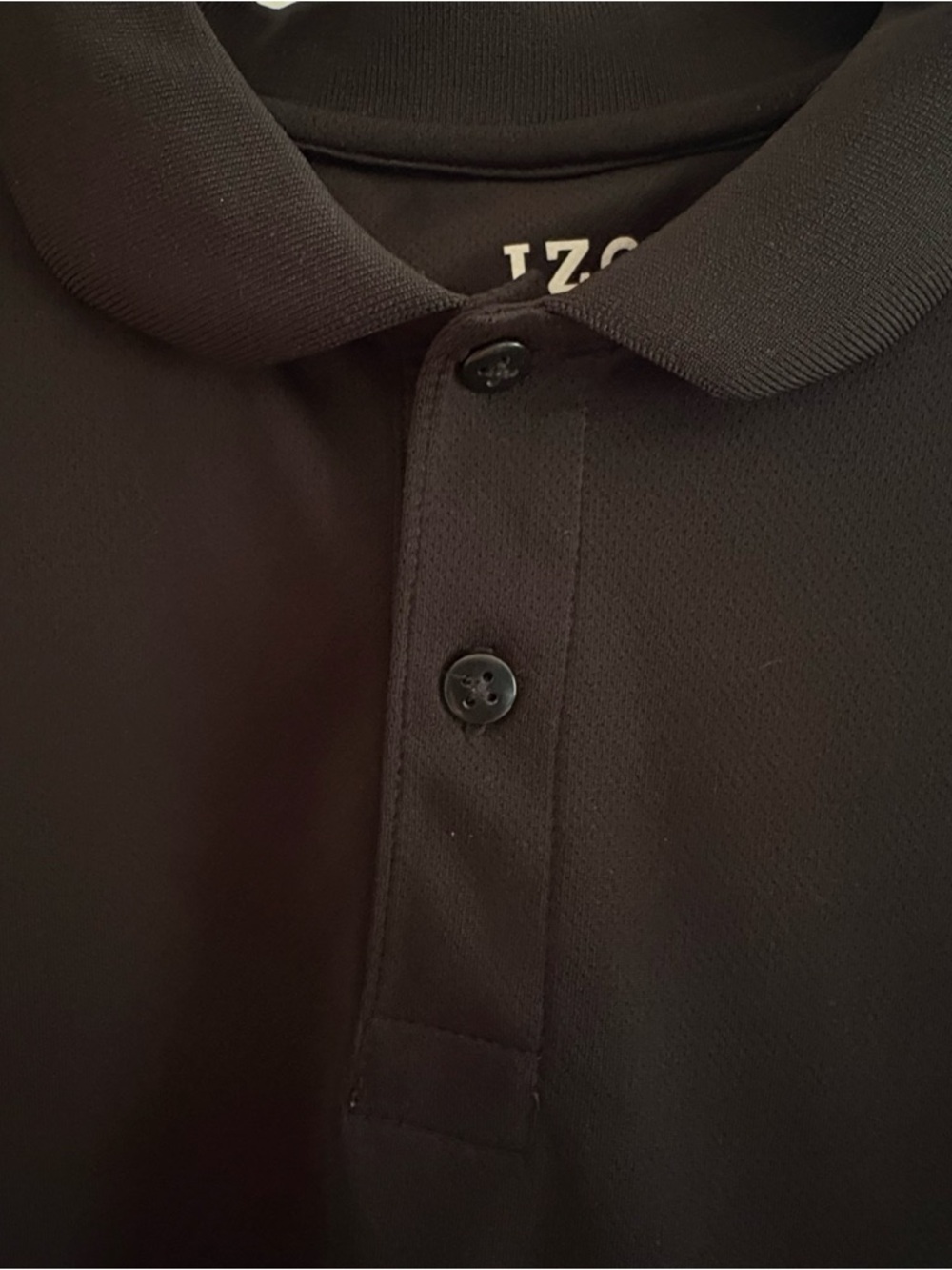 Izod Black Boys Polo Shirt - Picture 3 of 5